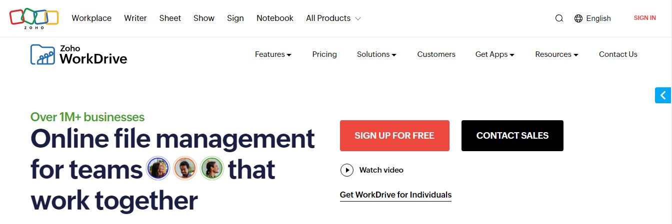 Zoho Workdrive